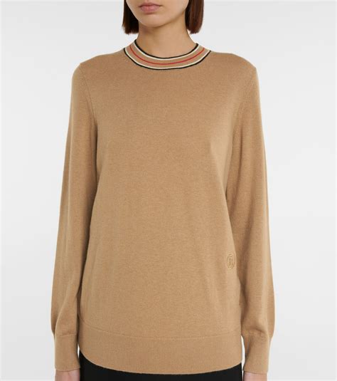 burberry striped cashmere sweater|Burberry cashmere sweater women's.